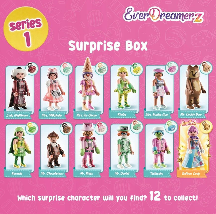 Playmobil EverDreamerz 70389 Surprise Box – Pudełko Niespodzianka z Figurką Seria 1