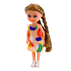 Mini Laleczka Z Długimi Włosami W Sukience 15cm Mix