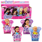 Mini Laleczka Wróżka Elf Niebieska Fioletowa Różowa Mix 11,5cm