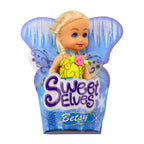 Mini Laleczka Wróżka Elf Niebieska Fioletowa Różowa Mix 11,5cm