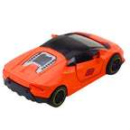 Samochód Sportowy Napęd Pull Back Metalowy Pomarańczowy 1:43