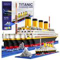 Klocki Konstrukcyjne Statek Titanic Model 3D 1878 el.