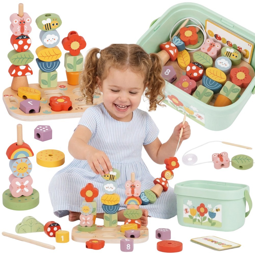 Tooky Toy Box Edukacyjny 5w1 Magiczny Ogród Montessori