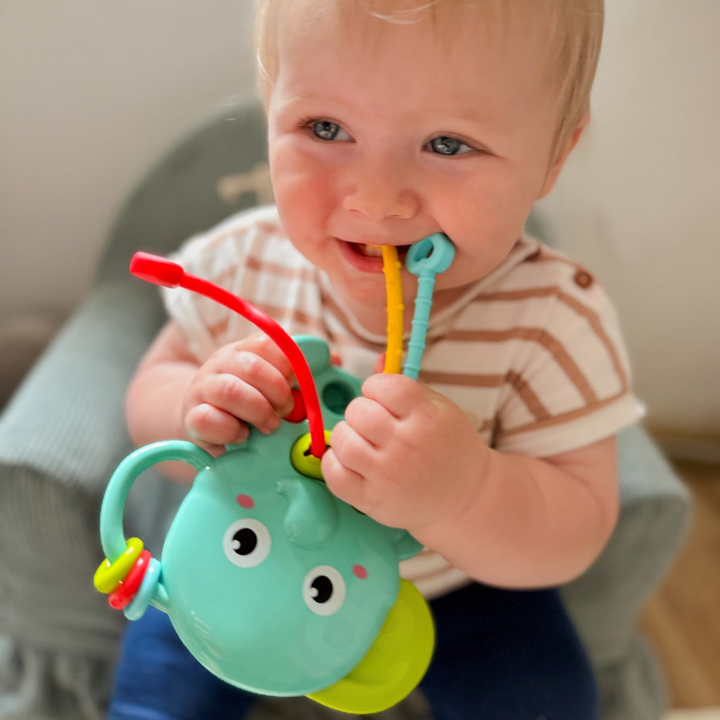 Gryzak Sensoryczny Słonik Montessori 4w1 – zdjęcie 2