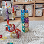 Klocki Magnetyczne Tor Kulkowy Kulodrom 3D - 126 elementów