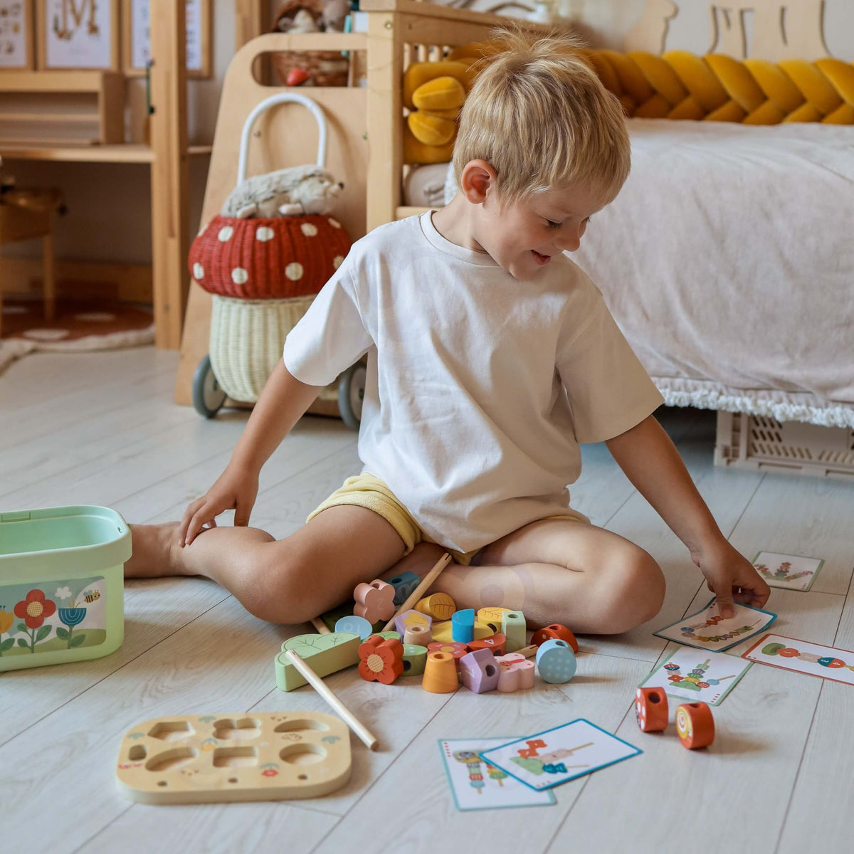 Tooky Toy Box Edukacyjny 5w1 Magiczny Ogród Montessori