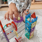 Klocki Magnetyczne Tor Kulkowy Kulodrom 3D - 126 elementów
