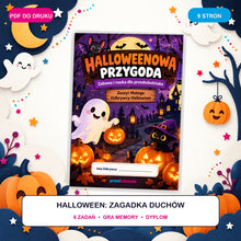 Halloween: Zagadka Duchów – Zeszyt Edukacyjny PDF do Wydruku dla Przedszkolniaka