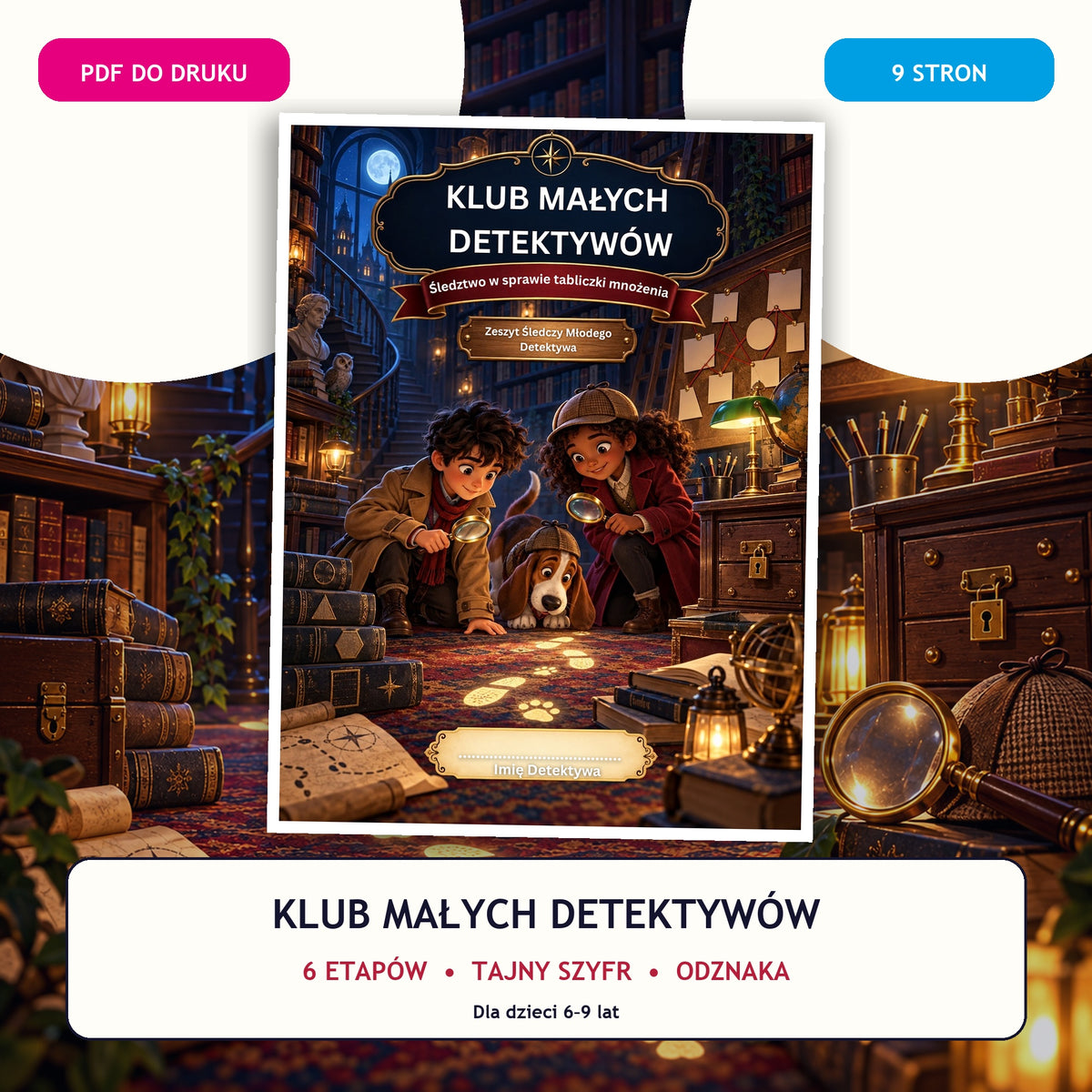 Klub Małych Detektywów — okładka i najważniejsze informacje