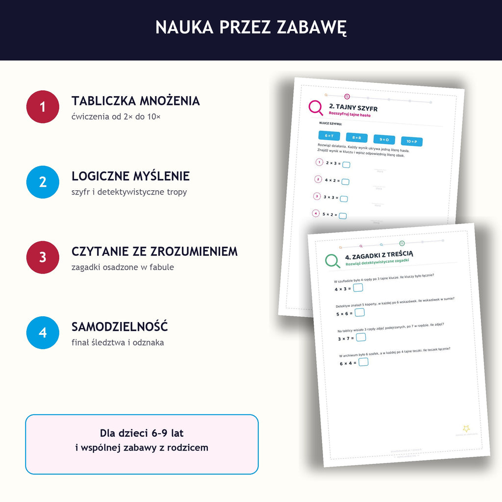 Klub Małych Detektywów — korzyści edukacyjne