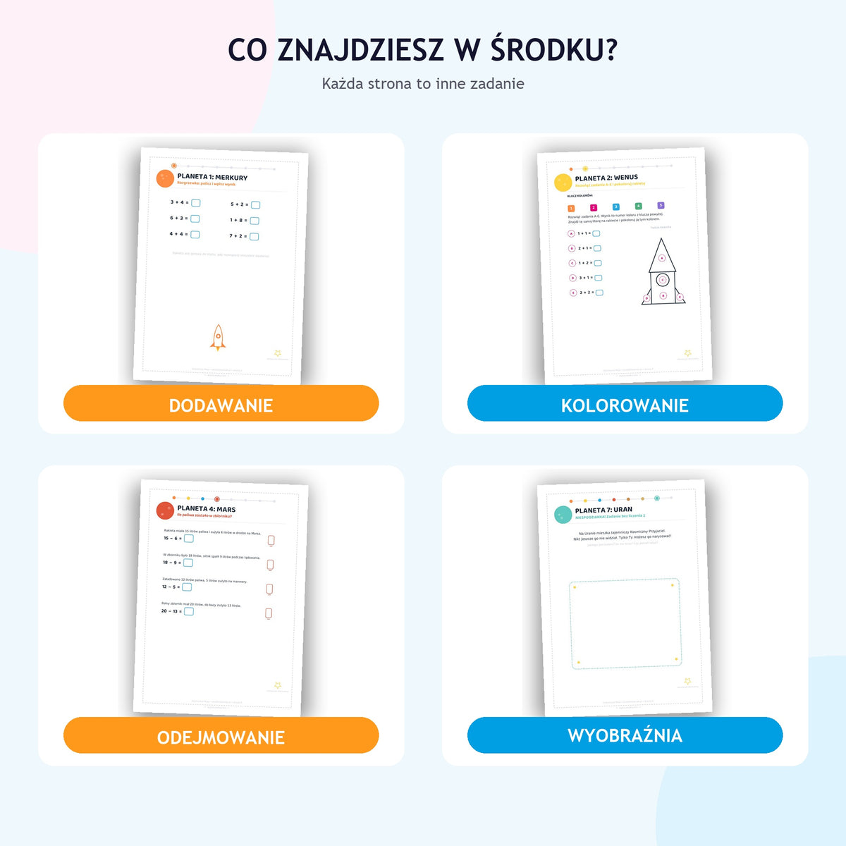 Kosmiczna Misja — podgląd zawartości PDF
